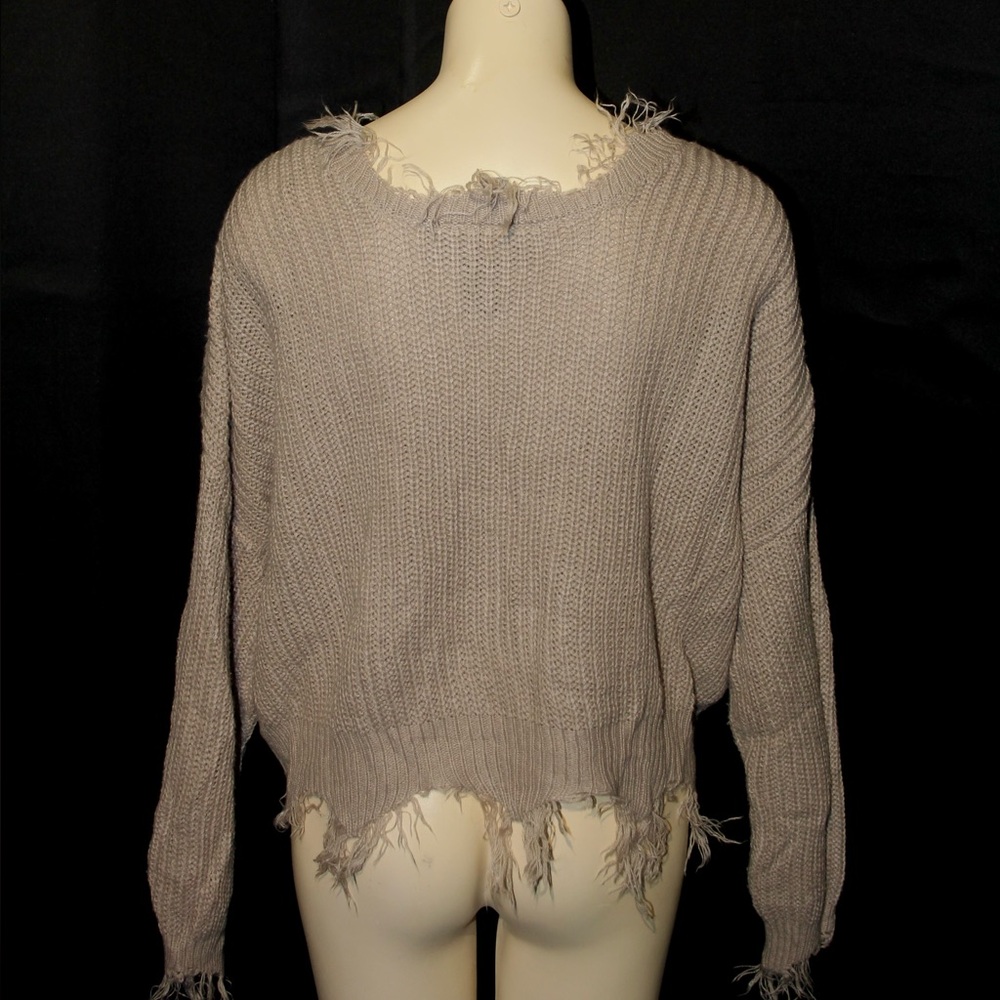 Distressed Sweater - Picture 3 of 5